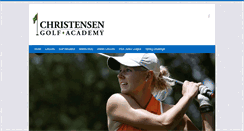 Desktop Screenshot of christensengolf.com